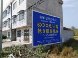 凤县墙体广告质量分析