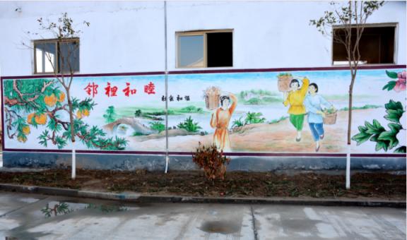 凤县乡镇文化墙 乡风文明焕发新活力