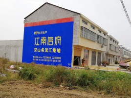 凤县农村墙体广告在不同形式上面展现的不同特色
