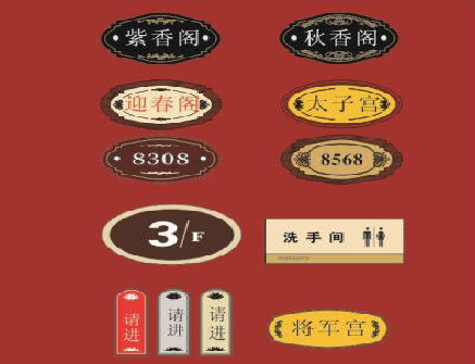 凤县门牌设计制作三要素。